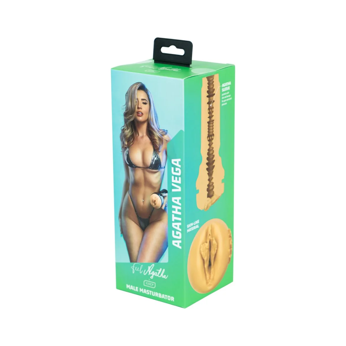 Kiiroo - Feel Agatha Vega Stroker - Zwart