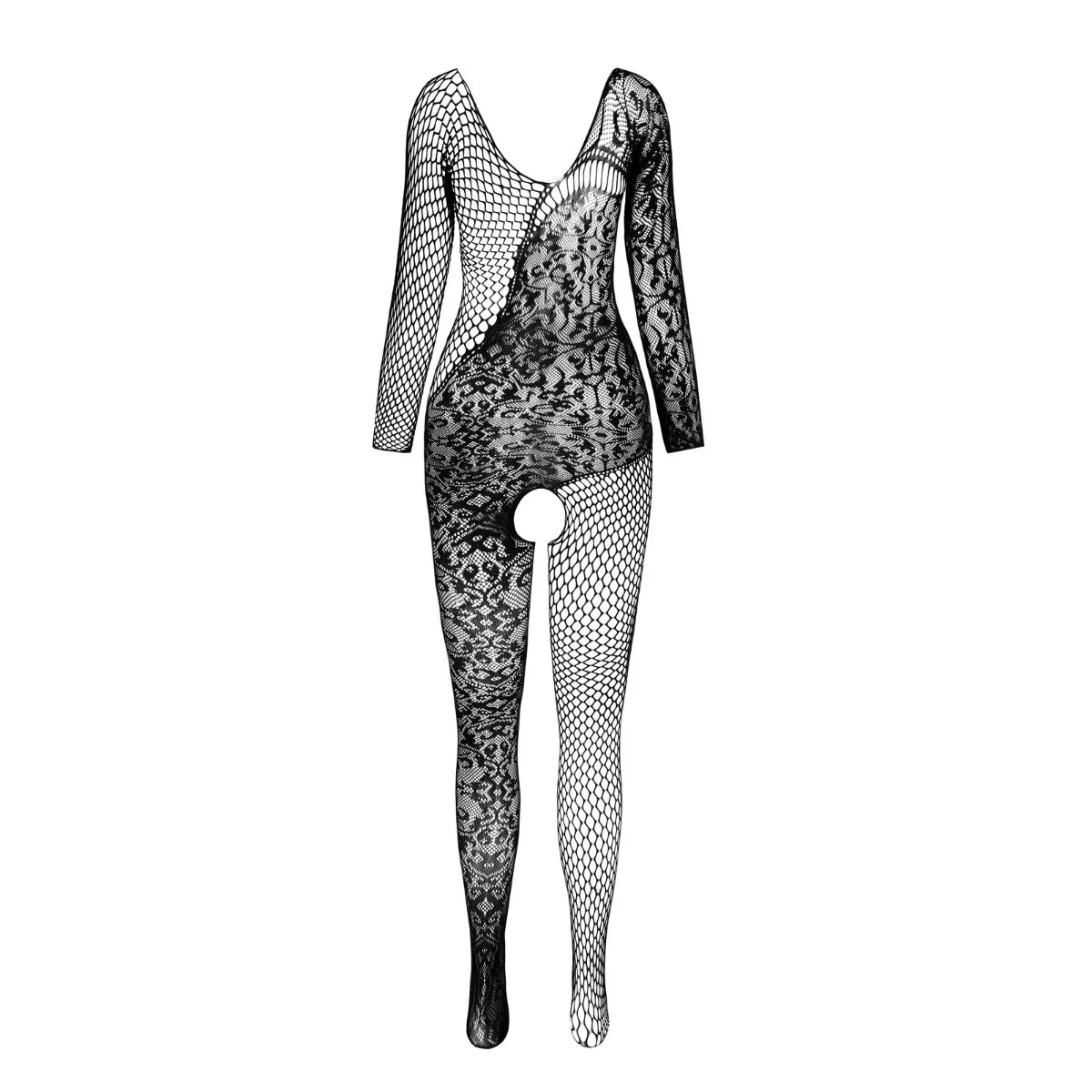 Passion - BS107 Bodystocking - Zwart